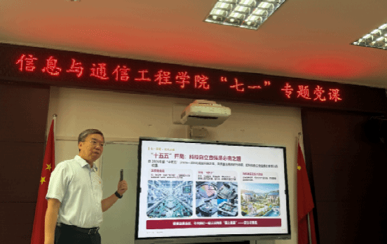 伟德国际1949举办“科技自立自强·雷达与通信”七一党建暨专业科普专题党课